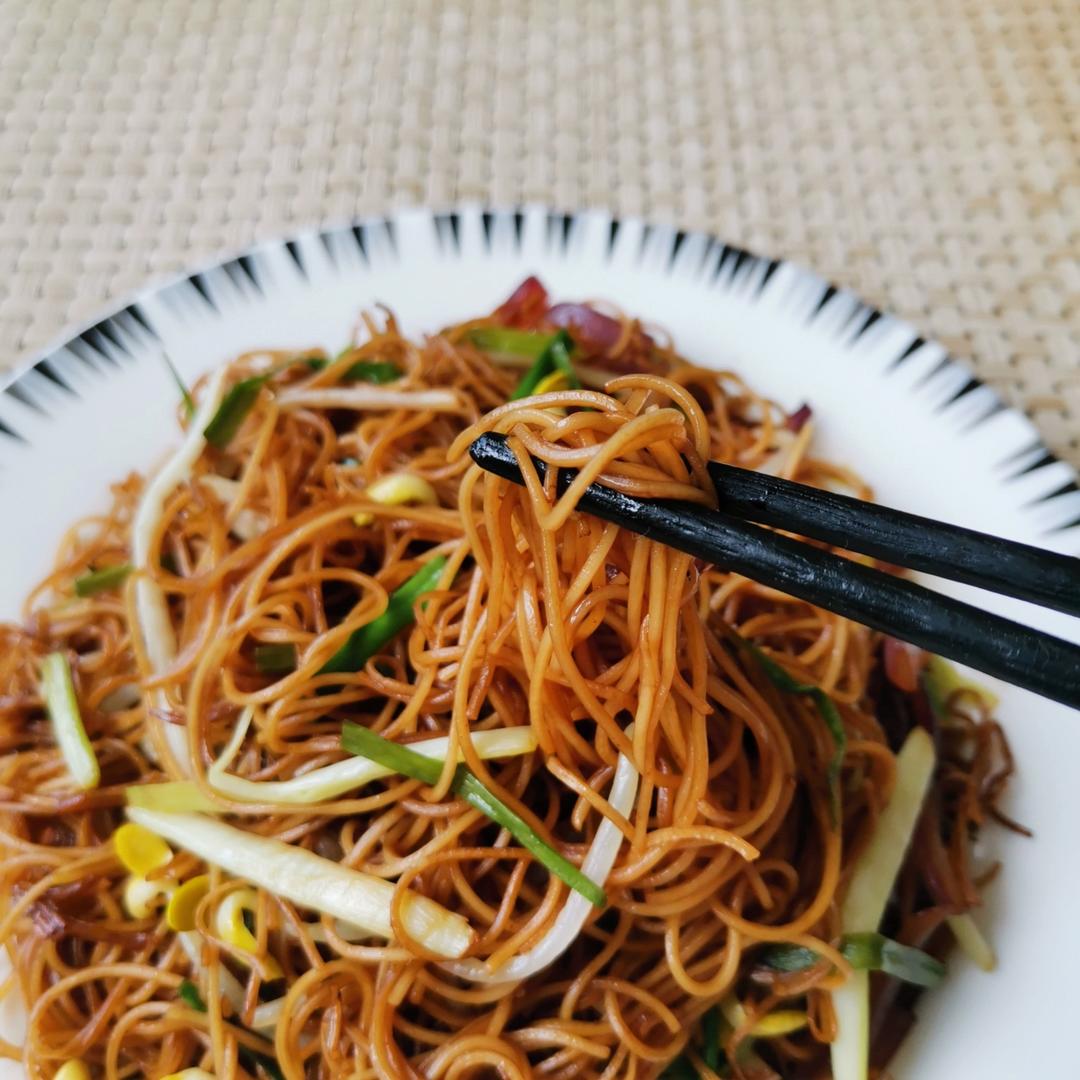 豉油皇炒面，最详细的教程，家常做法