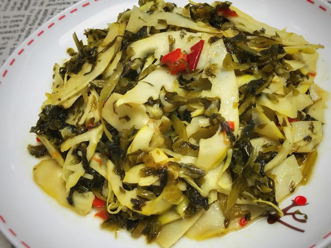 小竹笋炒东北酸菜