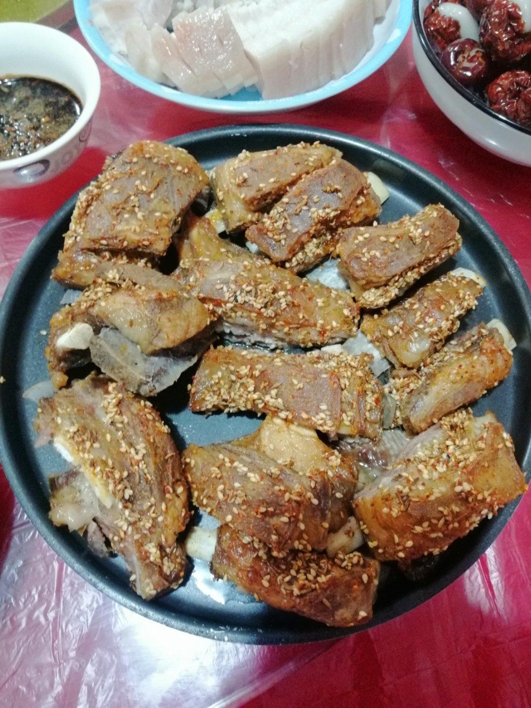 地道蒙餐：烤羊排(家用烤箱版)