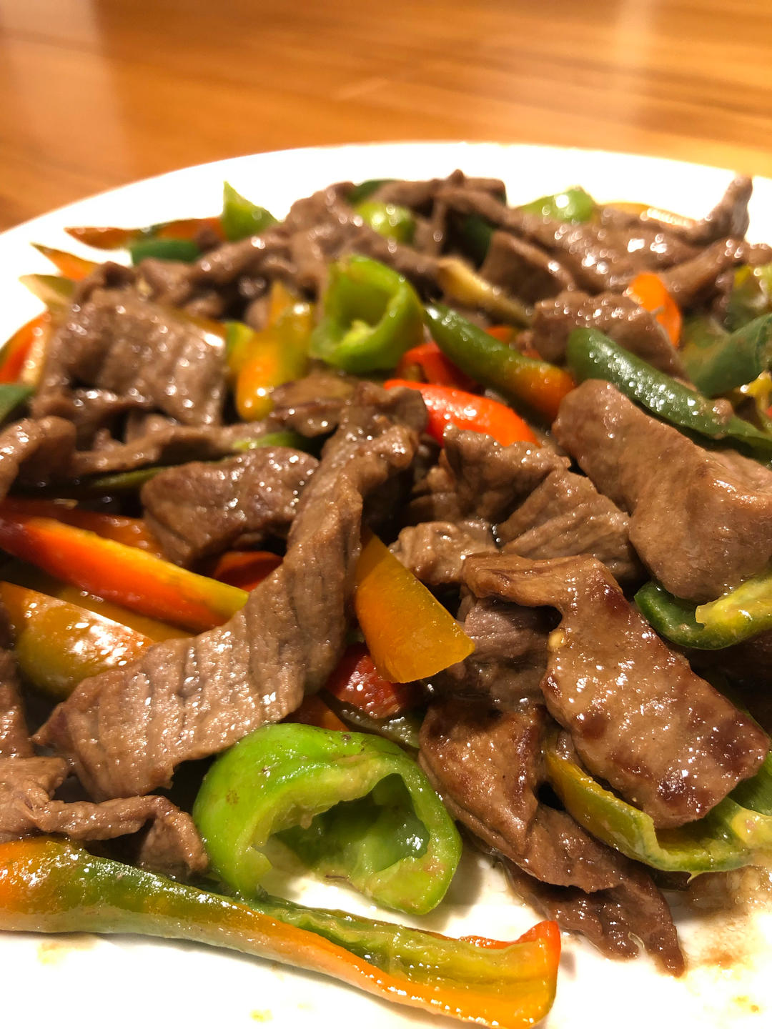 杭椒牛柳黑椒牛柳 终于找到炒出嫩牛肉的办法了 肉片肉丝都适用