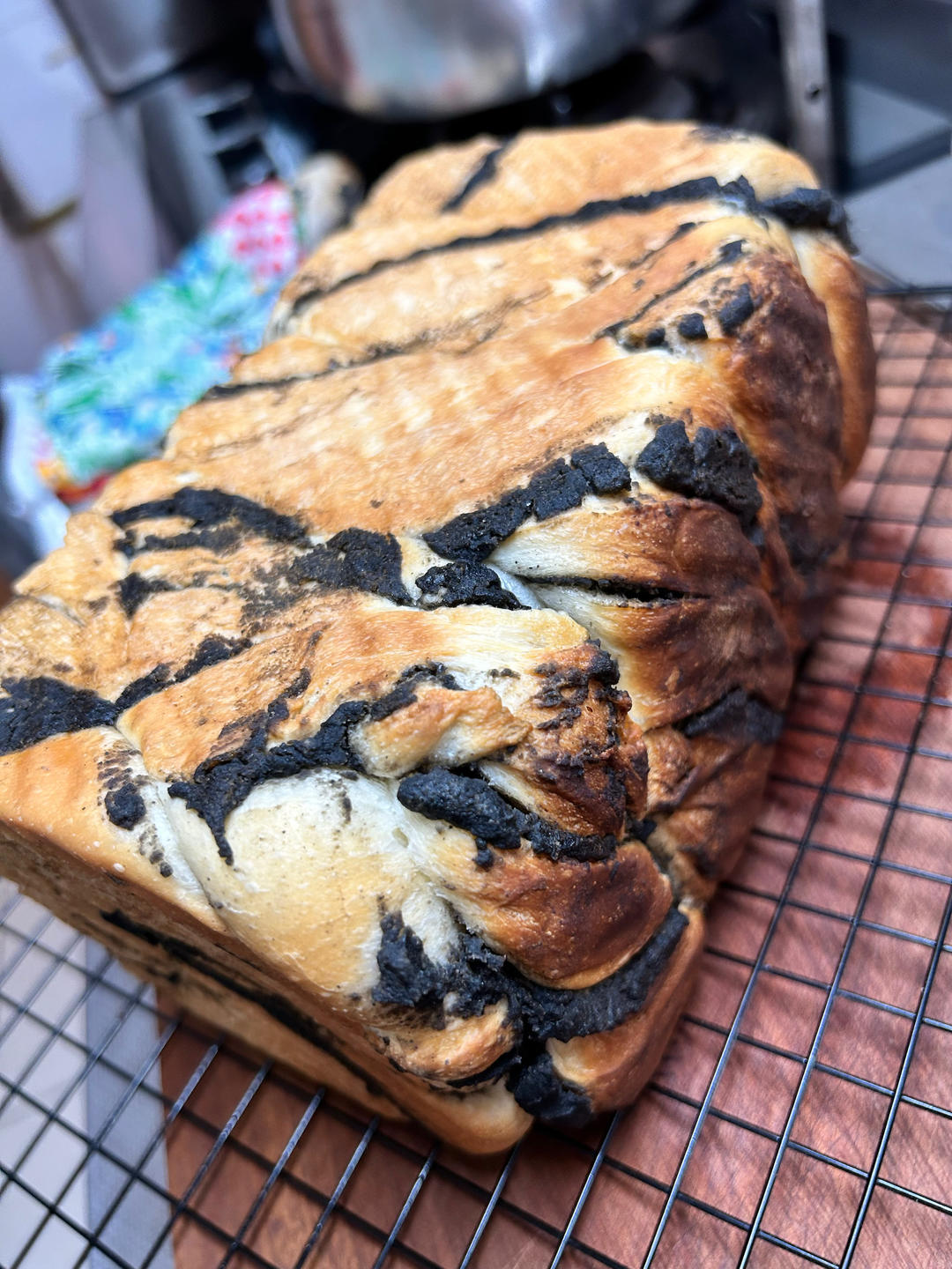 黑芝麻大理石纹吐司