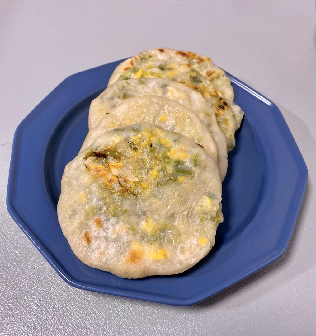 皮薄如纸的韭菜馅饼|免揉面法