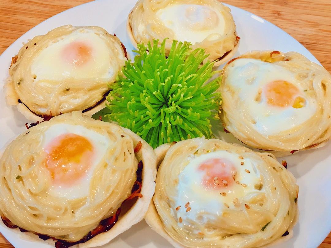 小羽私厨之鸟巢蛋饼