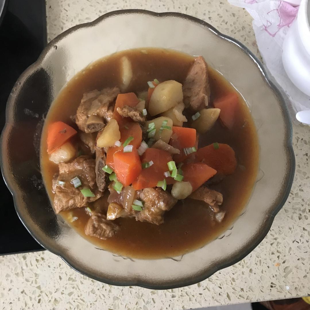咖喱土豆排骨