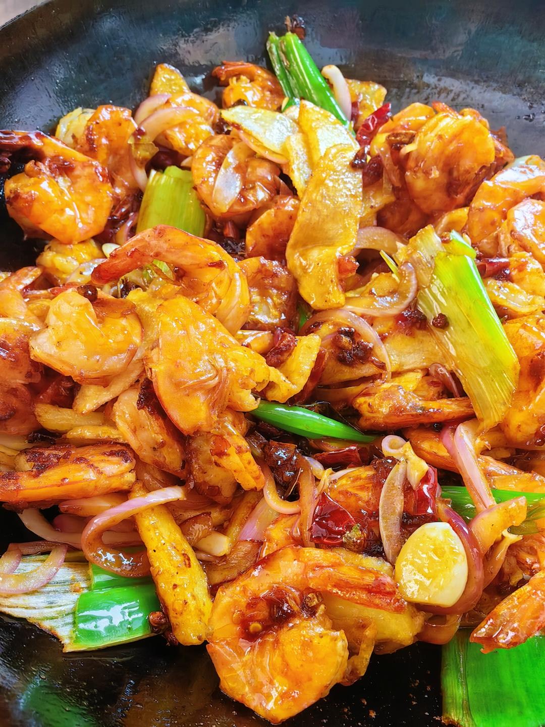 家庭版油焖大虾