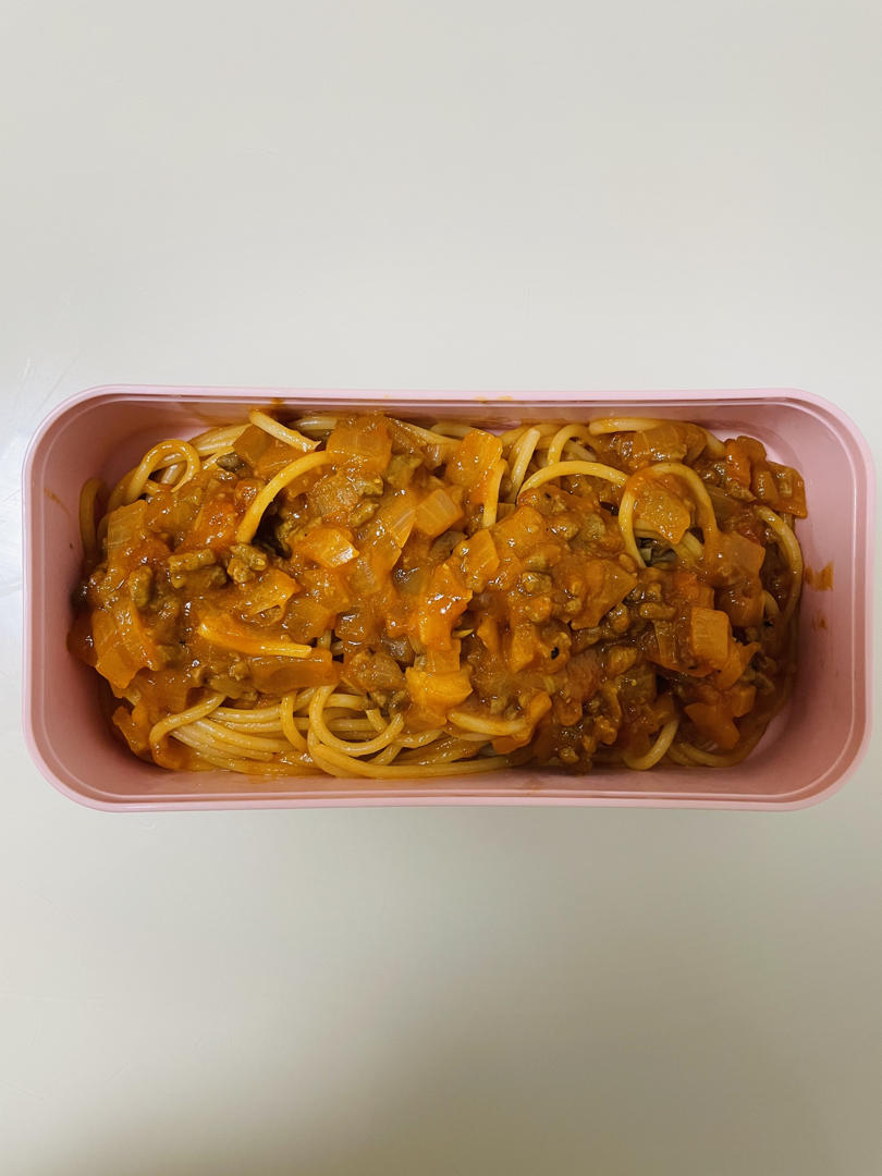 （完胜必胜客的）番茄肉酱意大利面～