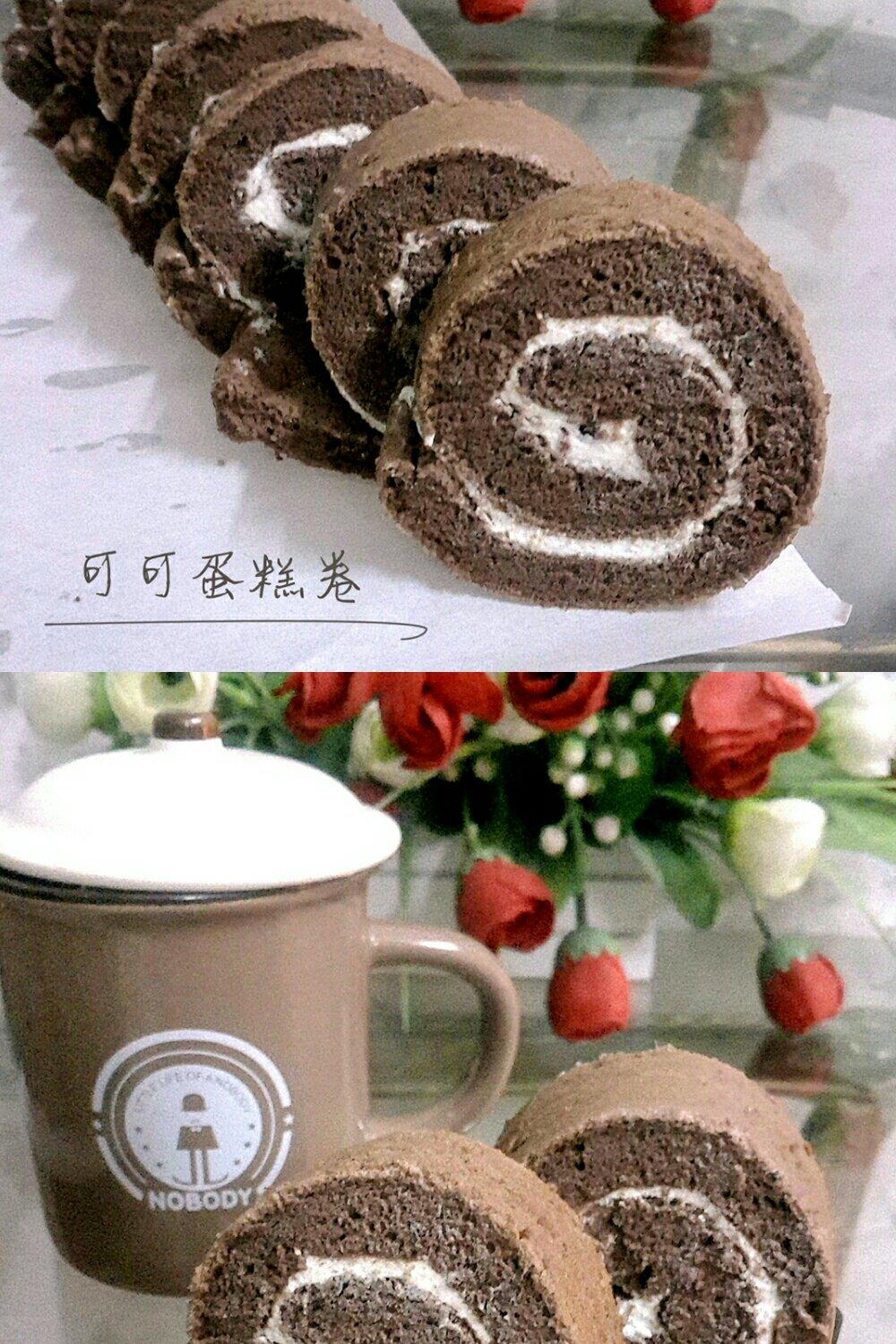 抹茶蜜豆蛋糕卷