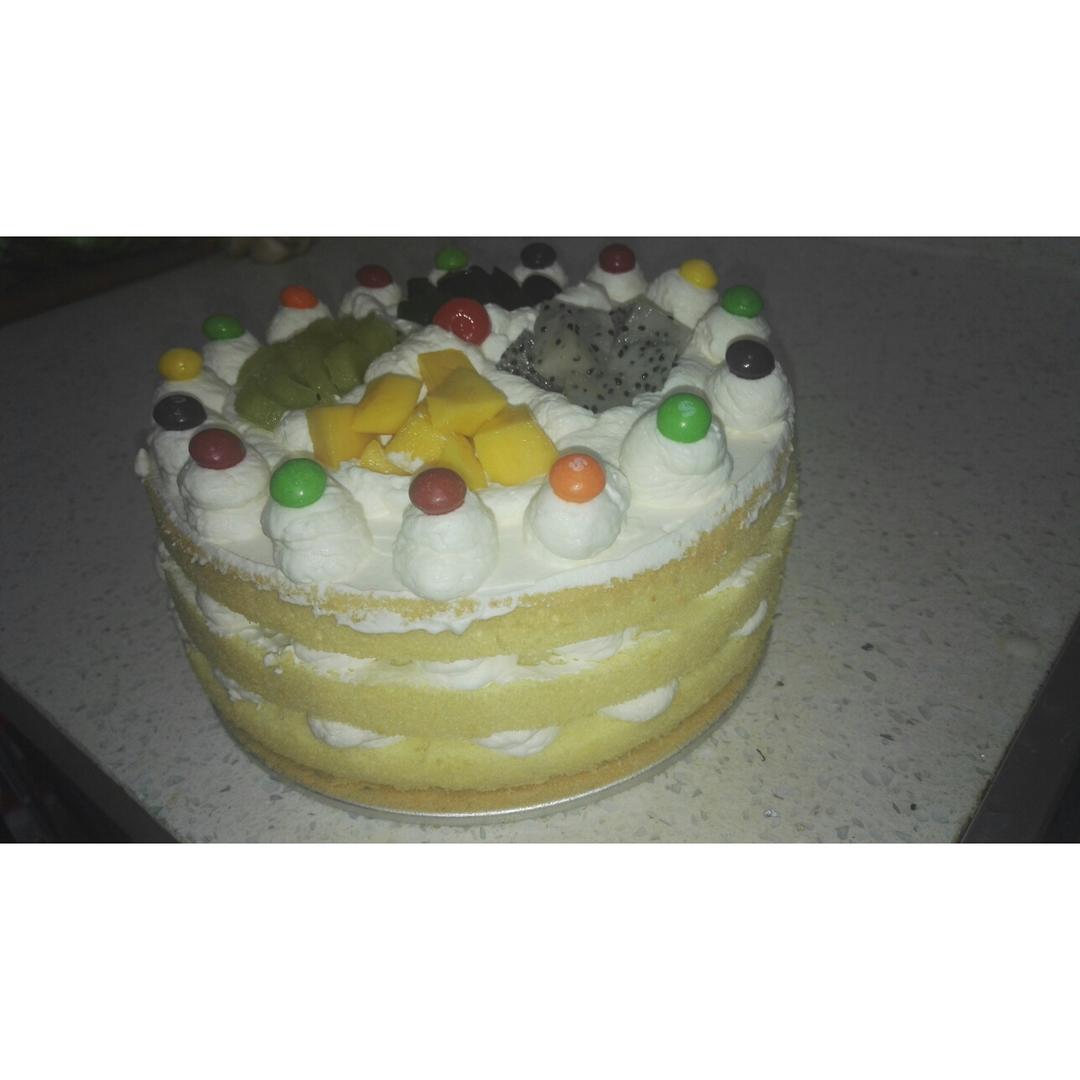 超好记八寸戚风蛋糕（后蛋法）