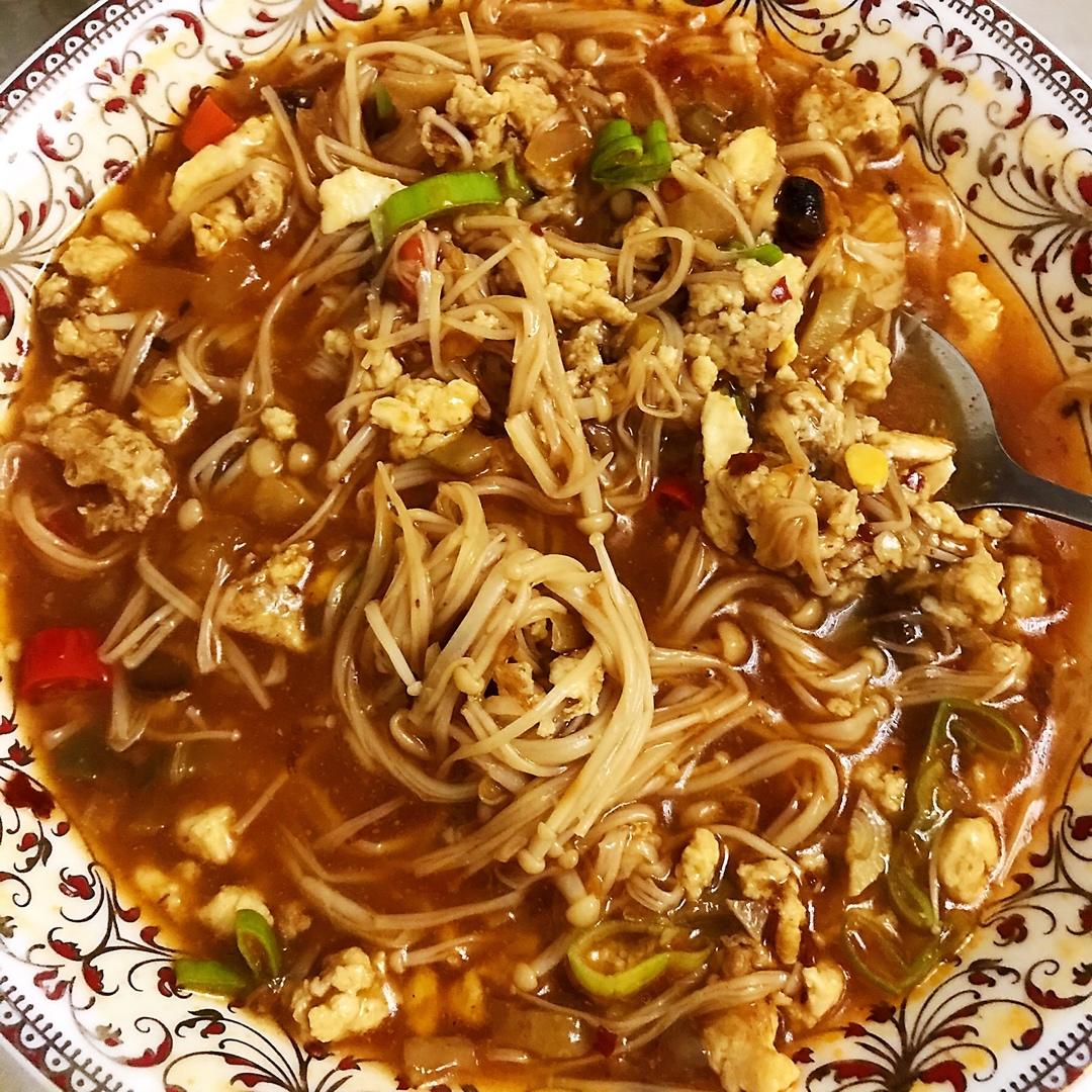 超下饭的炒金针菇！！