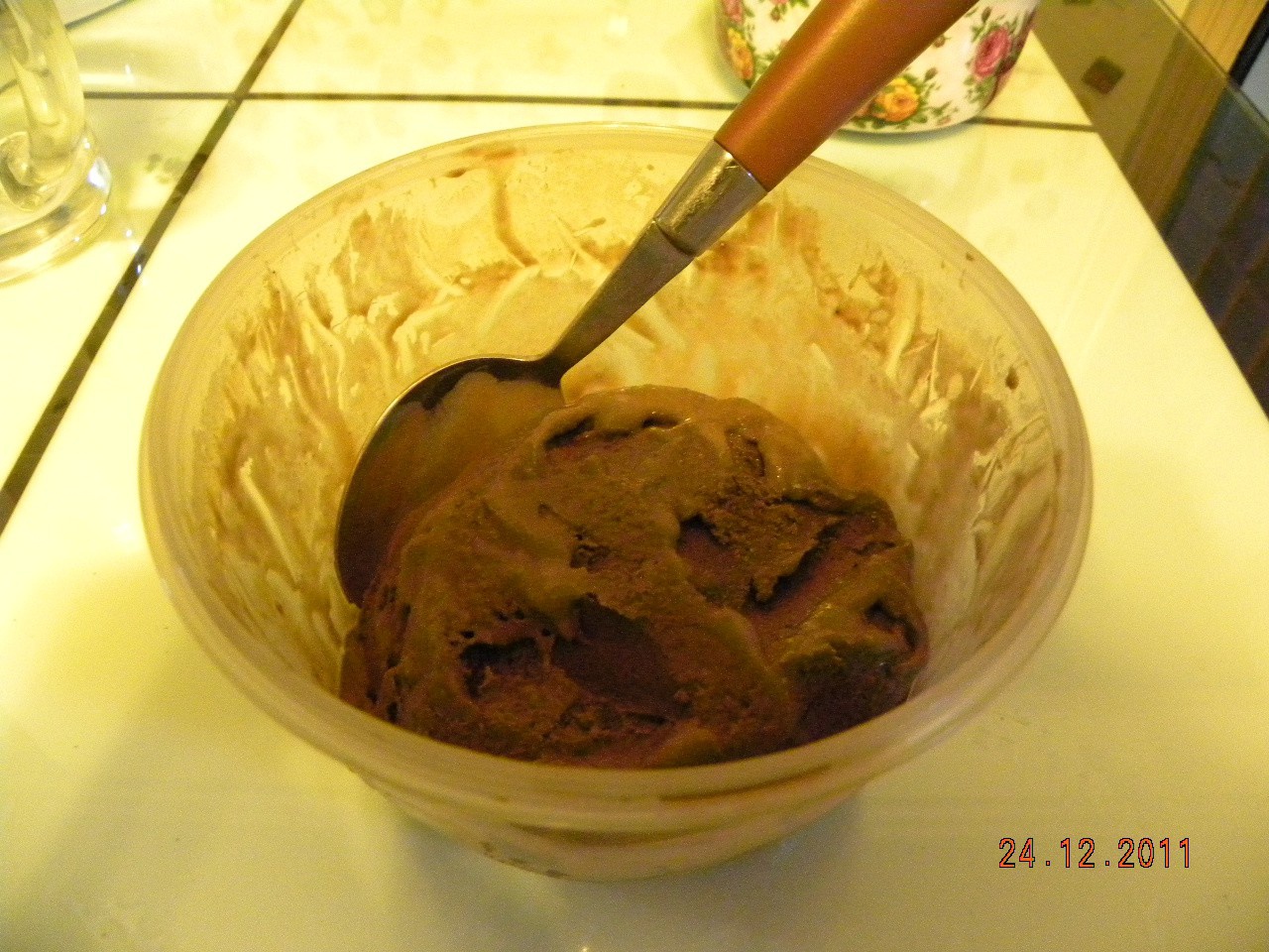 焦糖巧克力冰淇淋