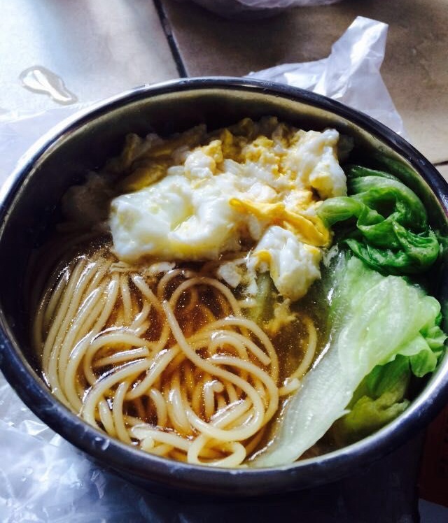 小葱麻油酱油面
