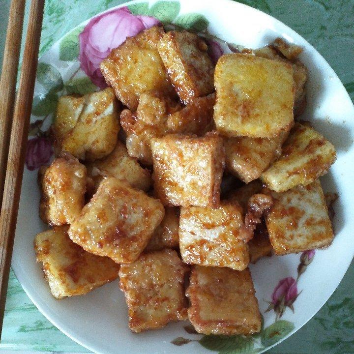 无敌好吃的香煎豆腐