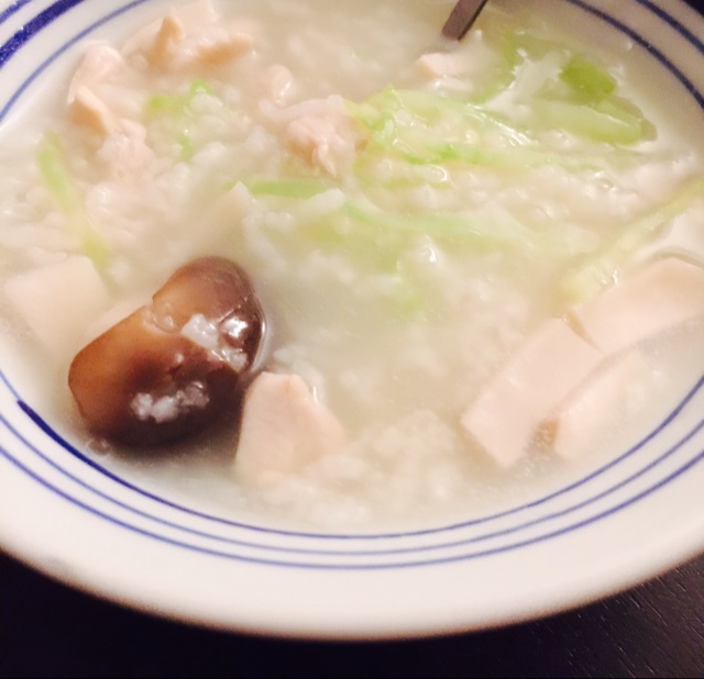 香菇鸡肉粥
