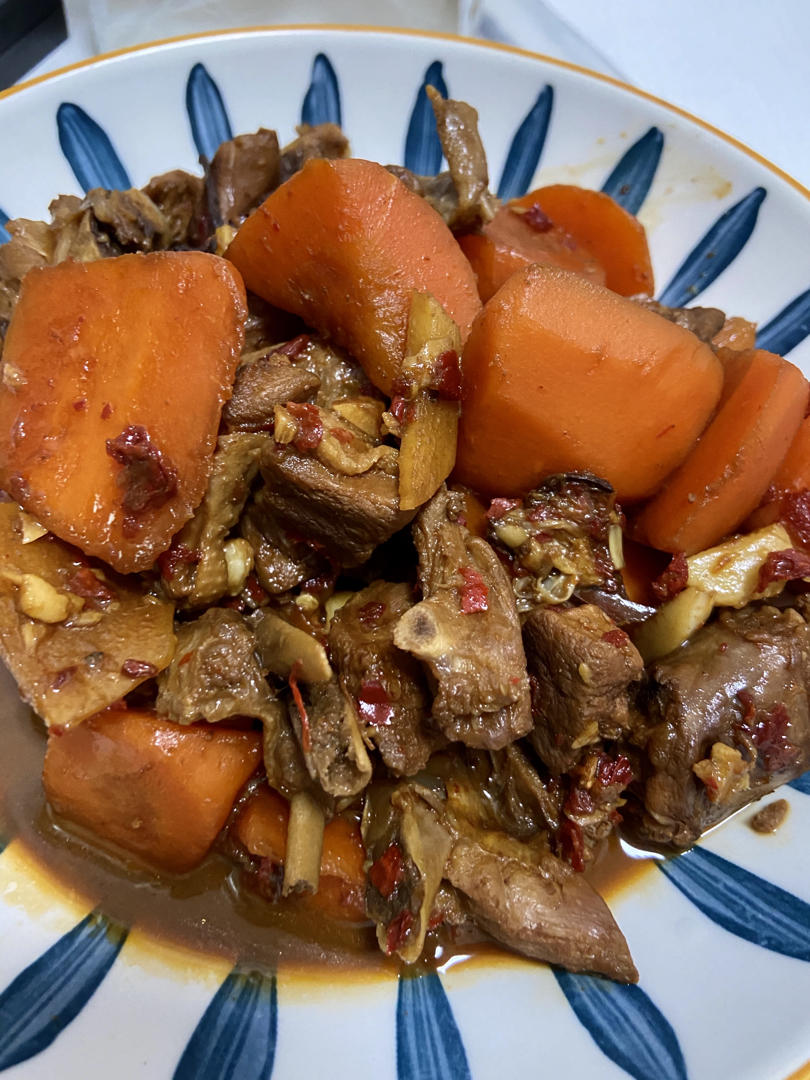 家庭焖鸭肉