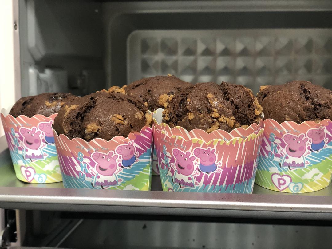 超级傻瓜🌺巧克力马芬杯🌺【好吃停不下来】系列的做法