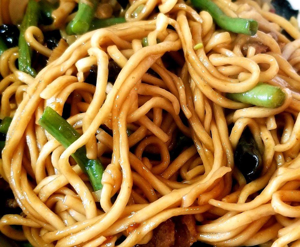 家常豆角焖面