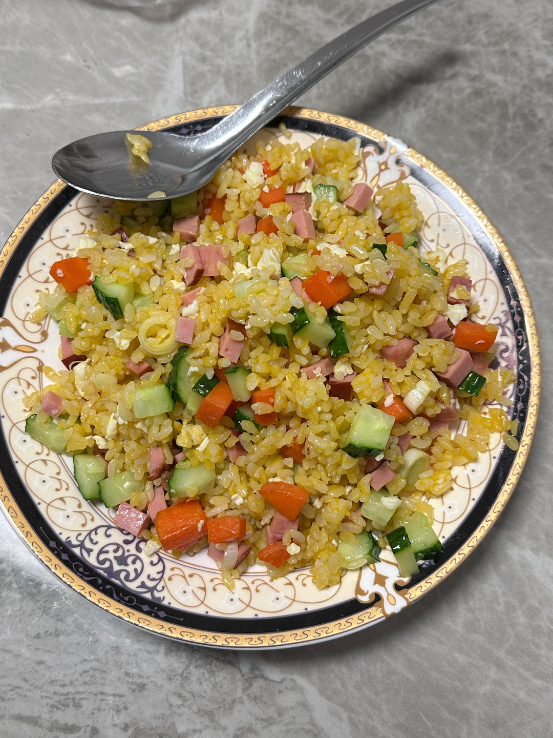 炒米饭蛋炒饭二十分钟快手家常