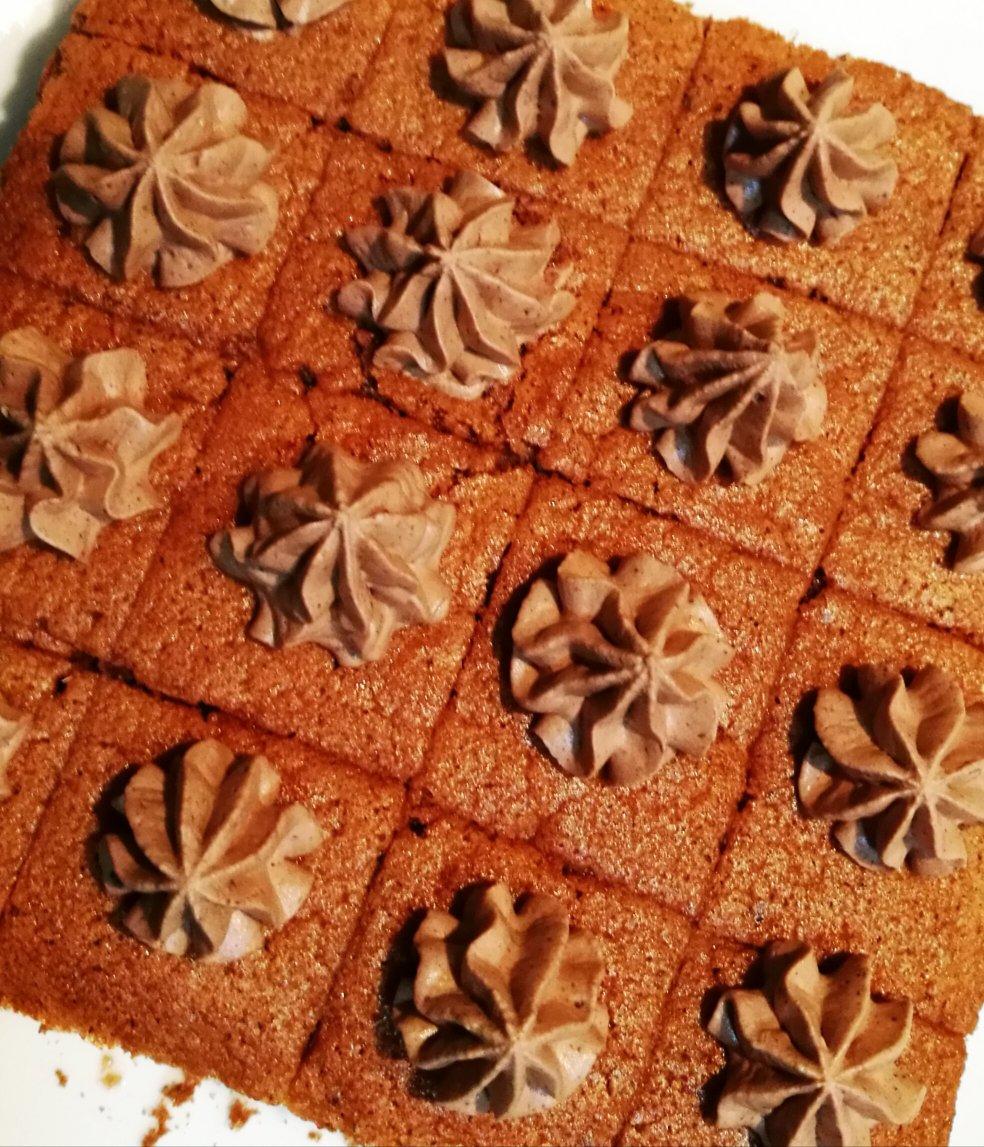 可可方形装饰蛋糕