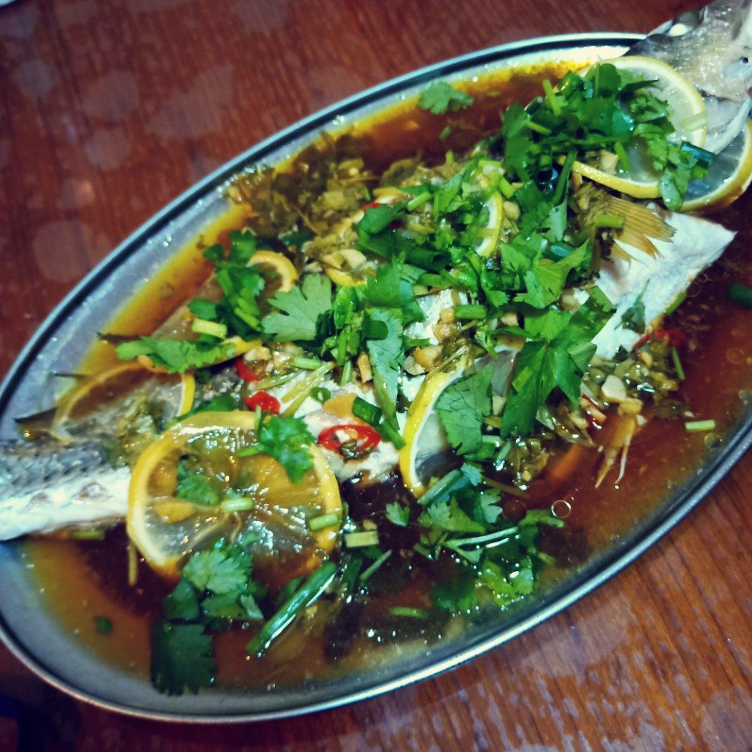 泰式青柠檬蒸鱼