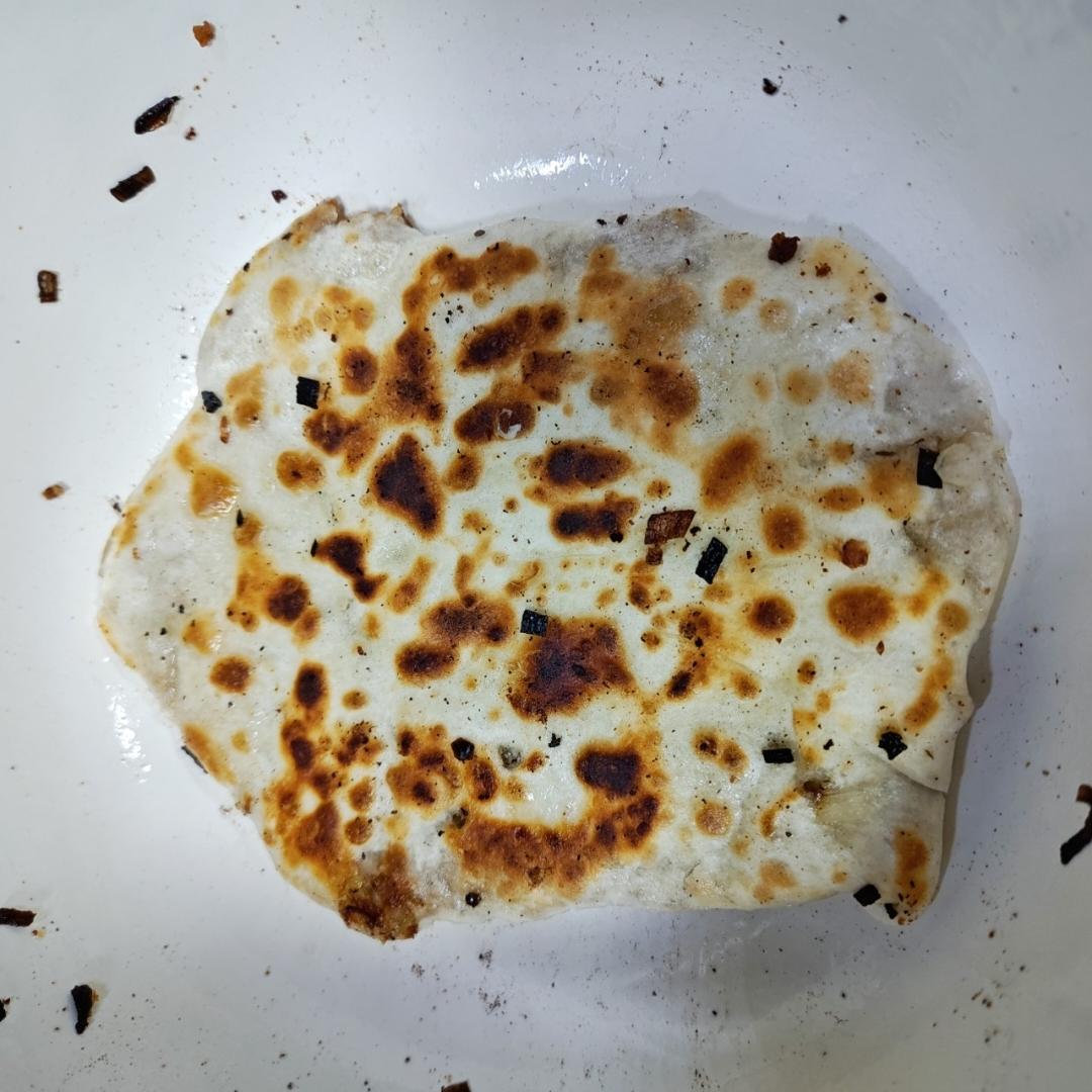 油渣葱花饼（不发面，不醒面，简单烫面版）