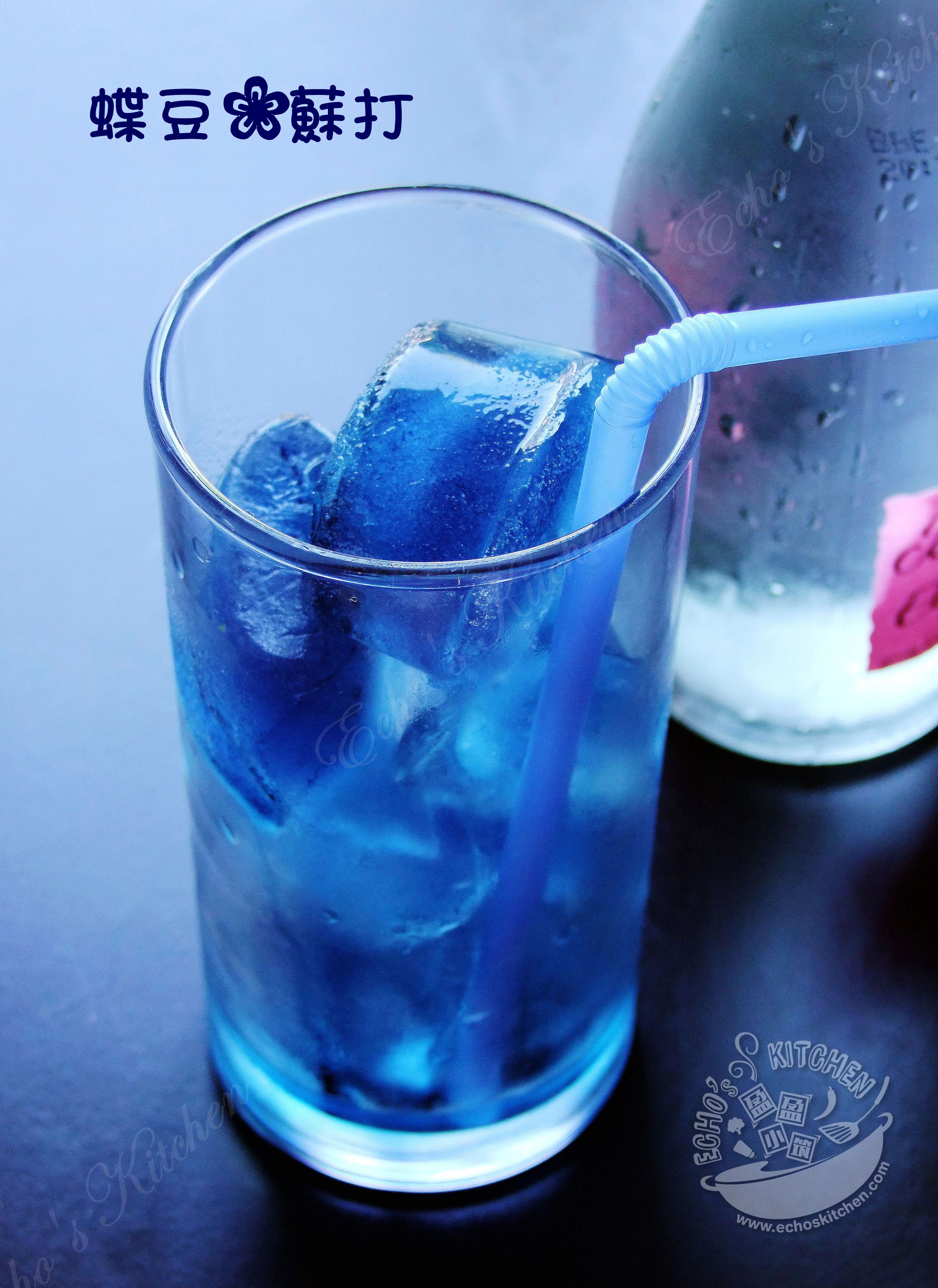 梦幻蝶豆花饮料 Natural Blue Soda的做法 步骤1