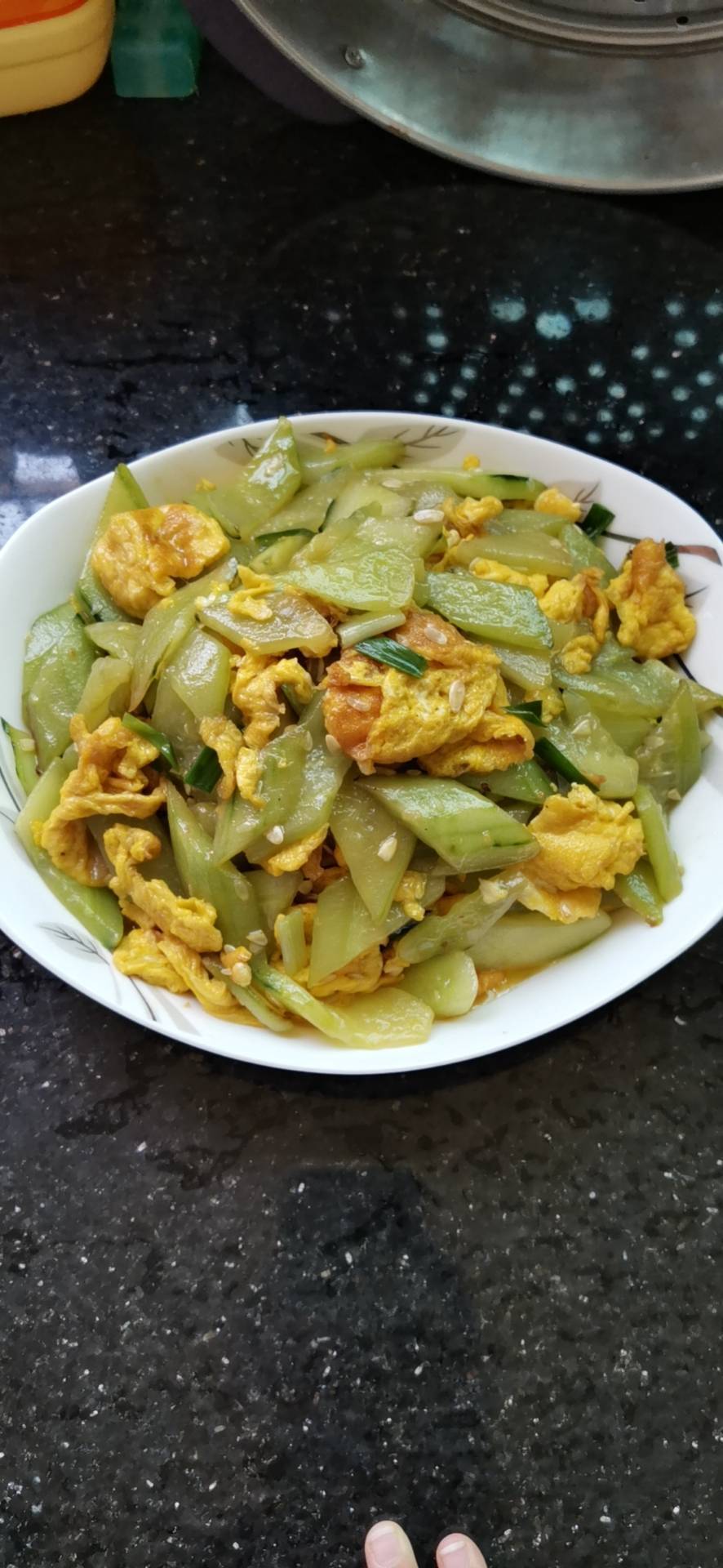 黄瓜炒鸡蛋 （青瓜炒鸡蛋）