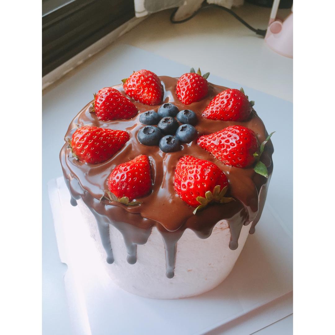 蛋糕淋面之一：甘那许淋面（详细解答淋面太稠的问题）