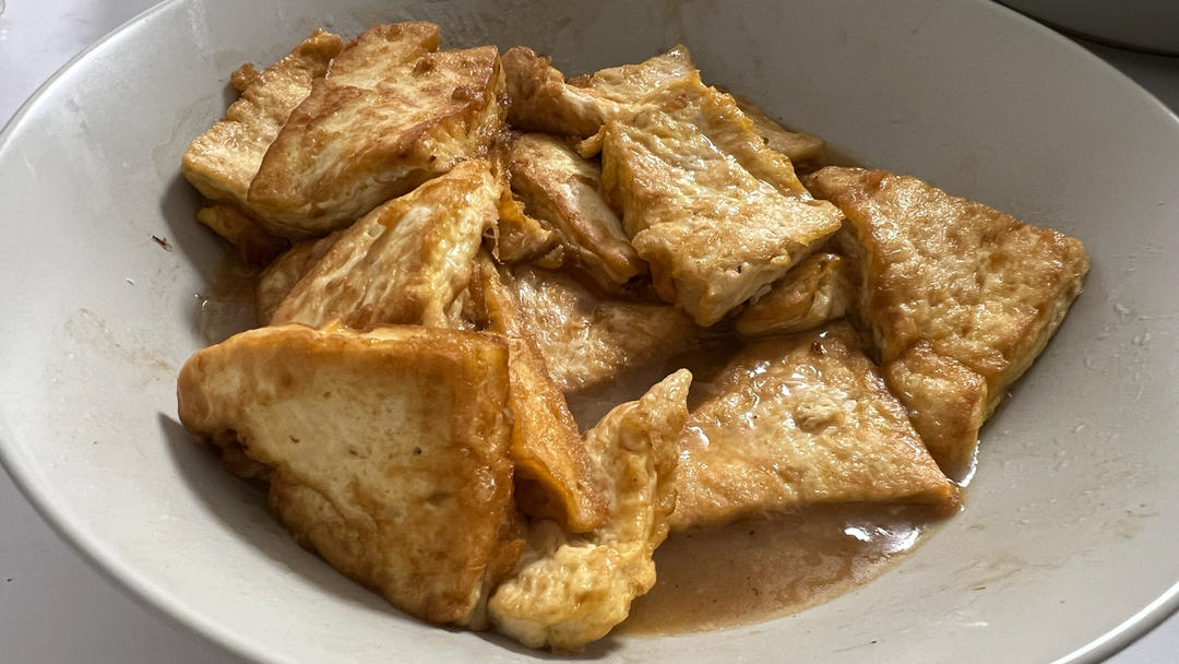 无敌好吃的香煎豆腐