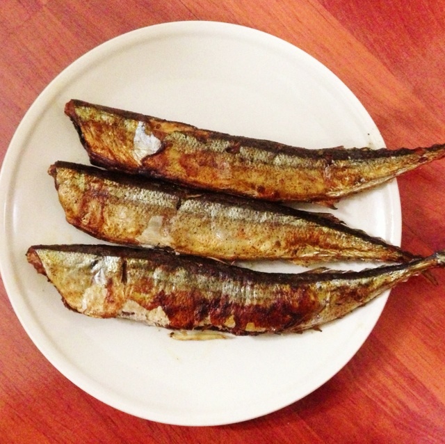 盐烤秋刀鱼