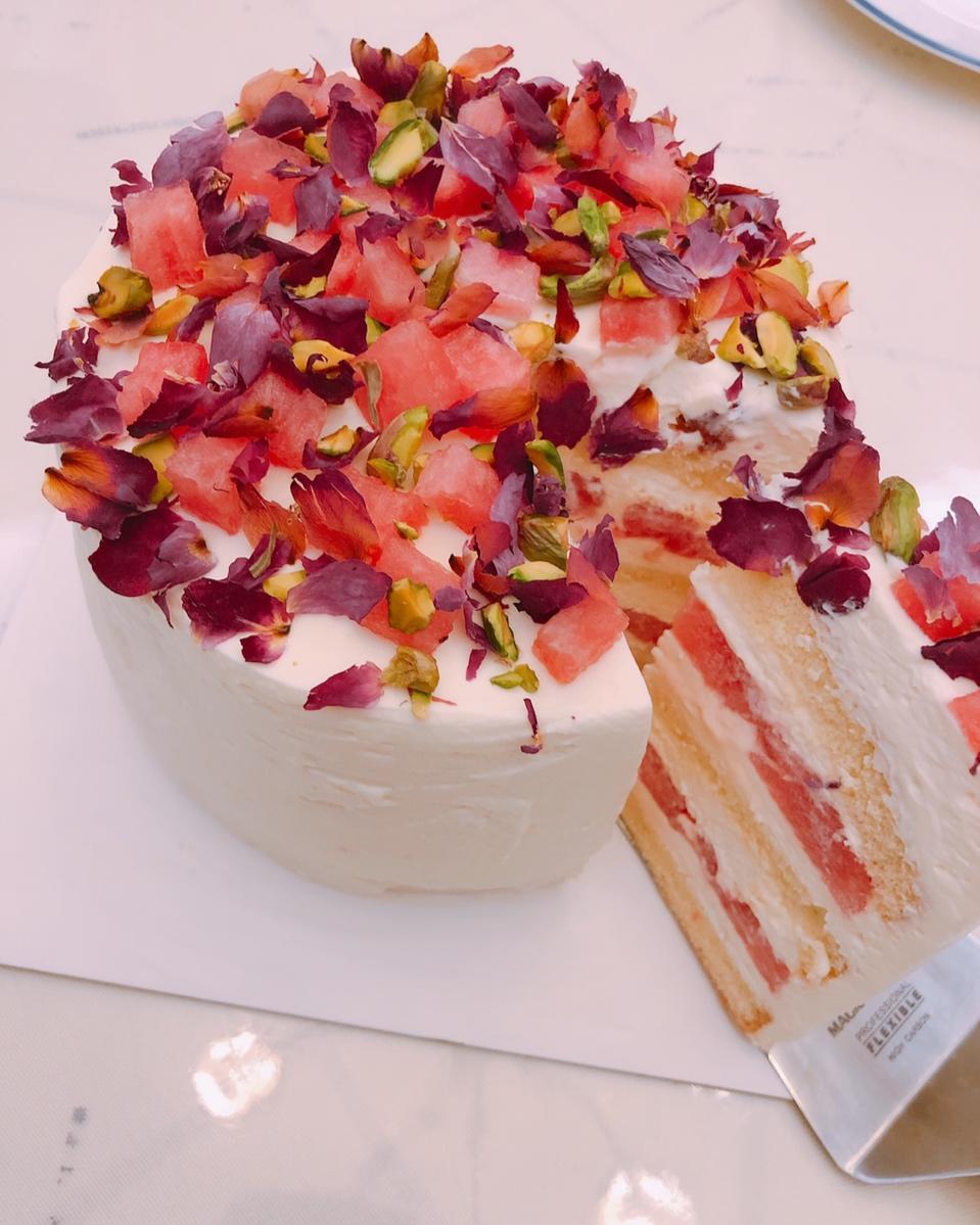 Ins上超火网红－西瓜蛋糕（还原度超高！）