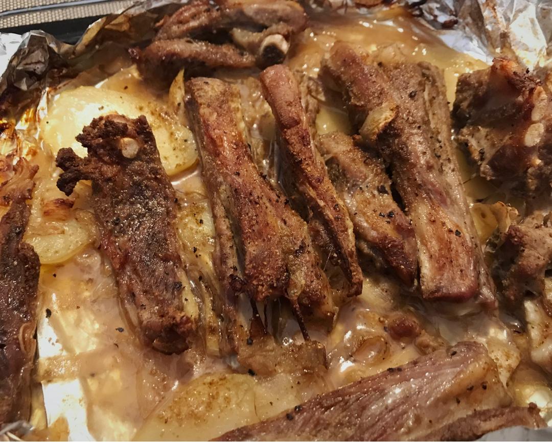 烤箱版的烤羊排