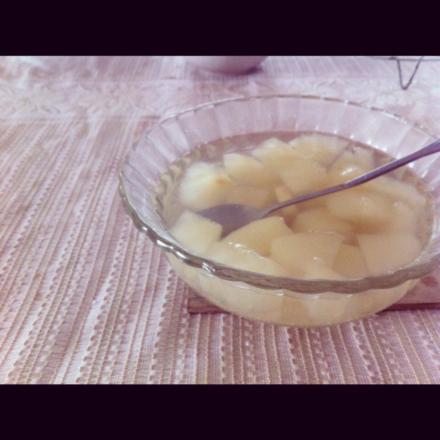 雪梨炖冰糖