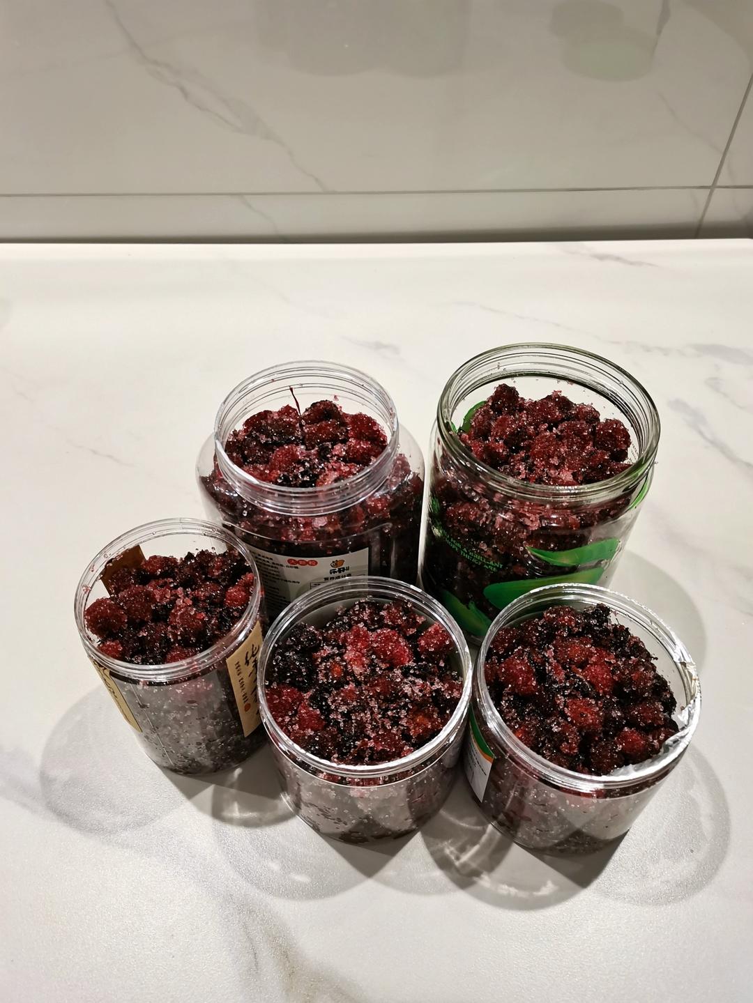 原汁原味的杨梅干