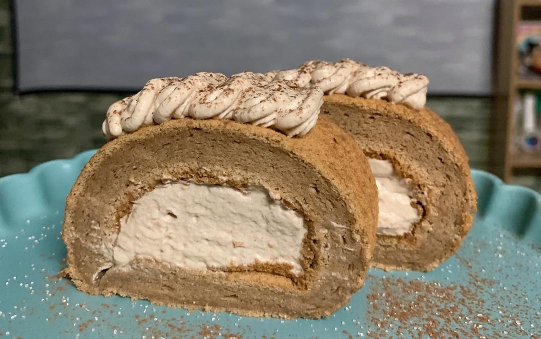 胖乎乎奶油芒果卷/不开裂不掉皮全过程详细图解烘焙视频/蛋糕篇6：「厚卷」