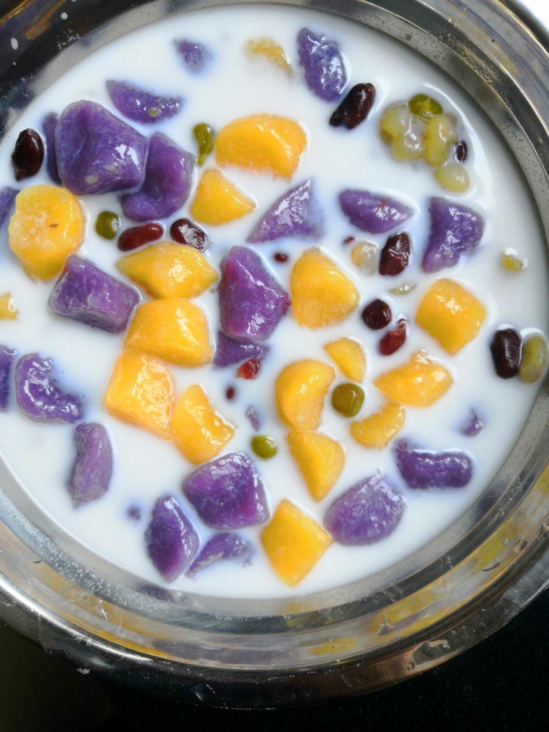 自制芋圆甜品，没有烤箱也能吃美味的甜品