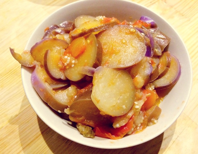 西红柿炒茄子