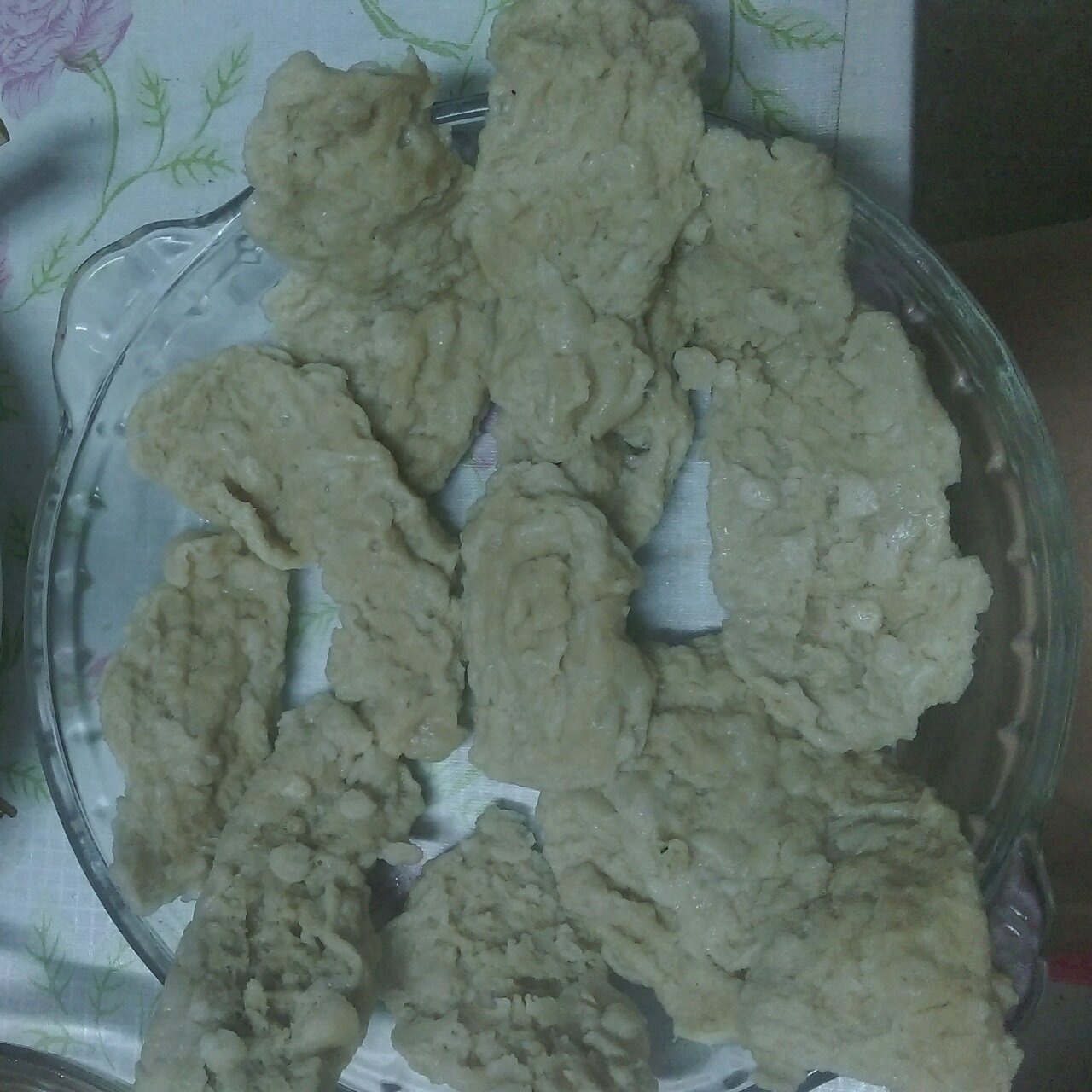 自制面筋、烤麸、凉粉、淀粉