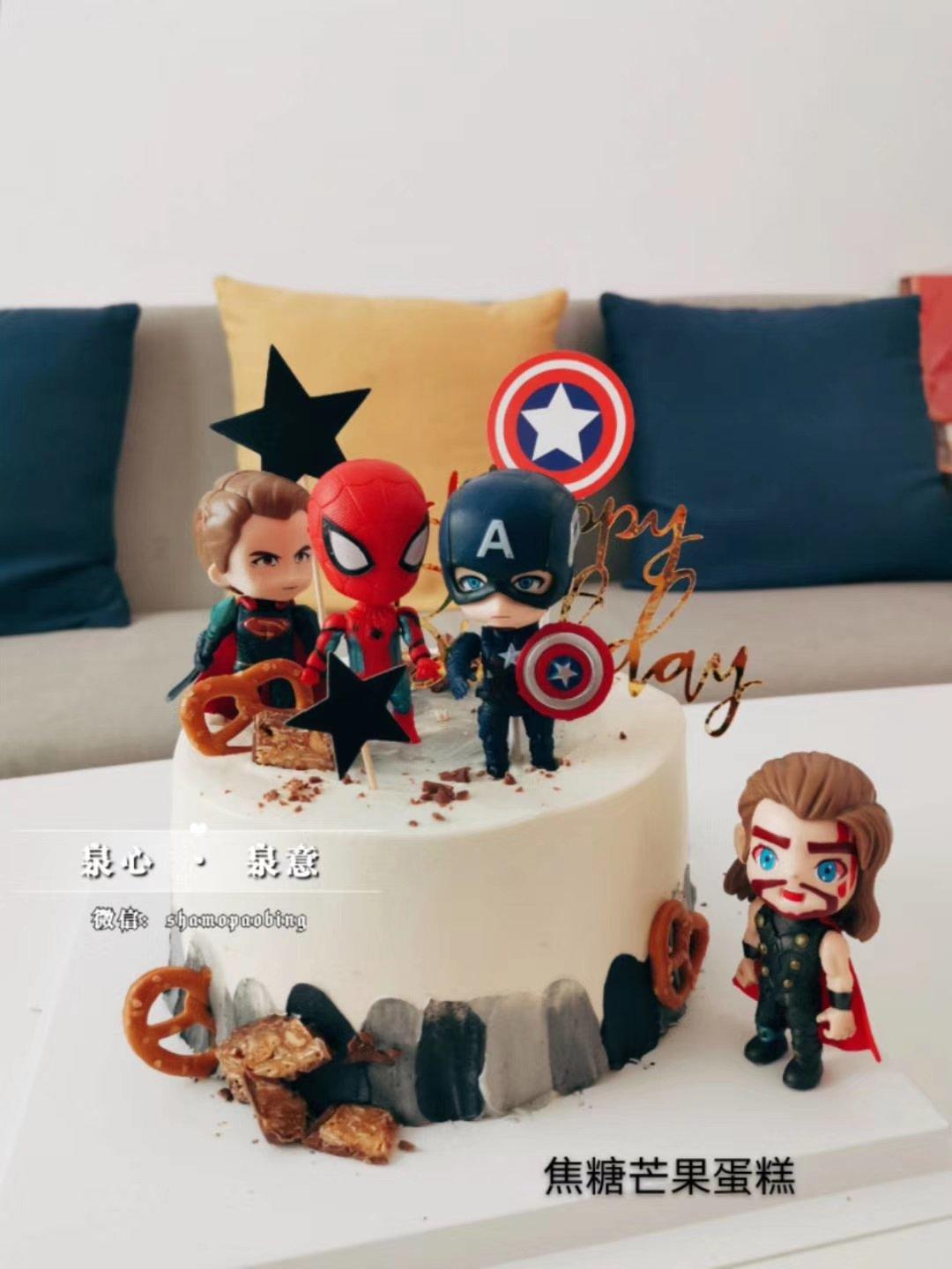 焦糖芒果奶油蛋糕