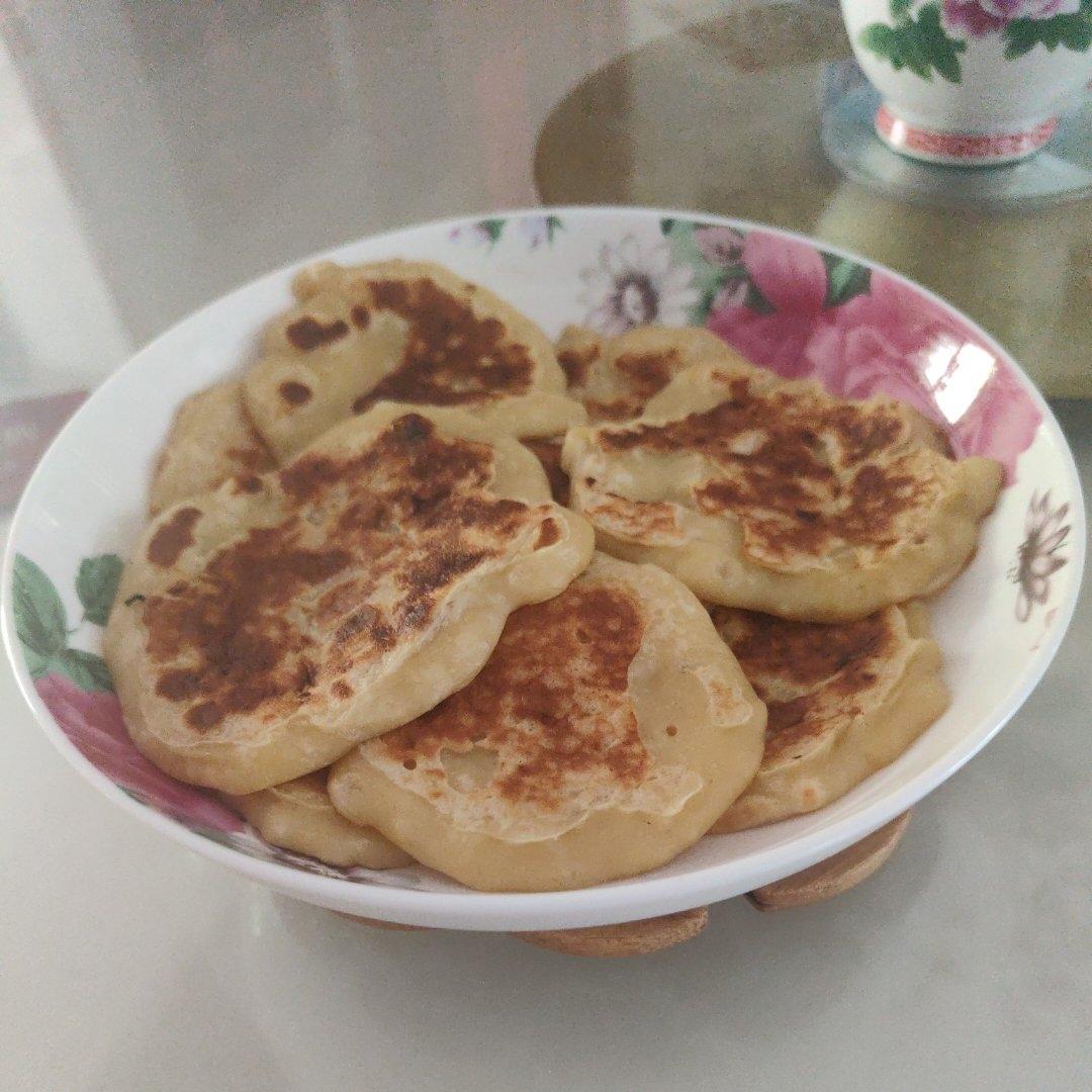 简单快速的酸奶香蕉饼