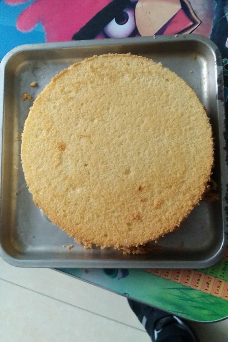 超好记八寸戚风蛋糕（后蛋法）