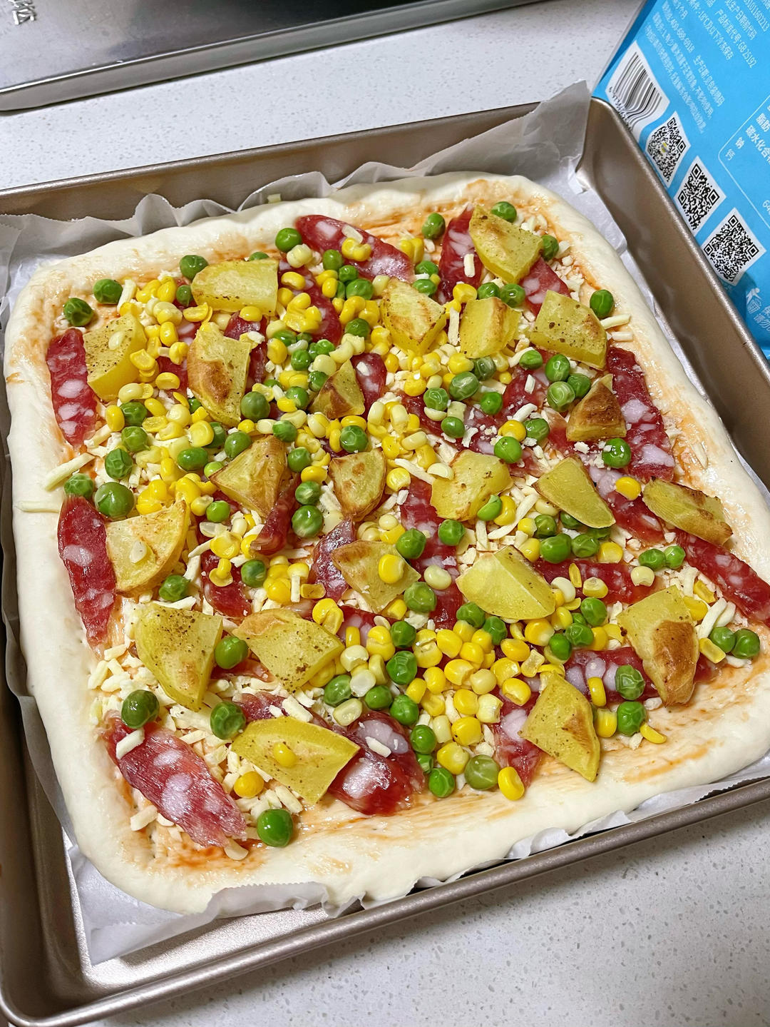 超级简单榴莲披萨