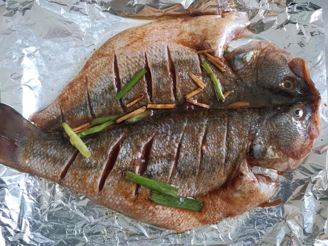 烧烤摊上的烤鱼  烤箱版烤鱼  干烤鱼