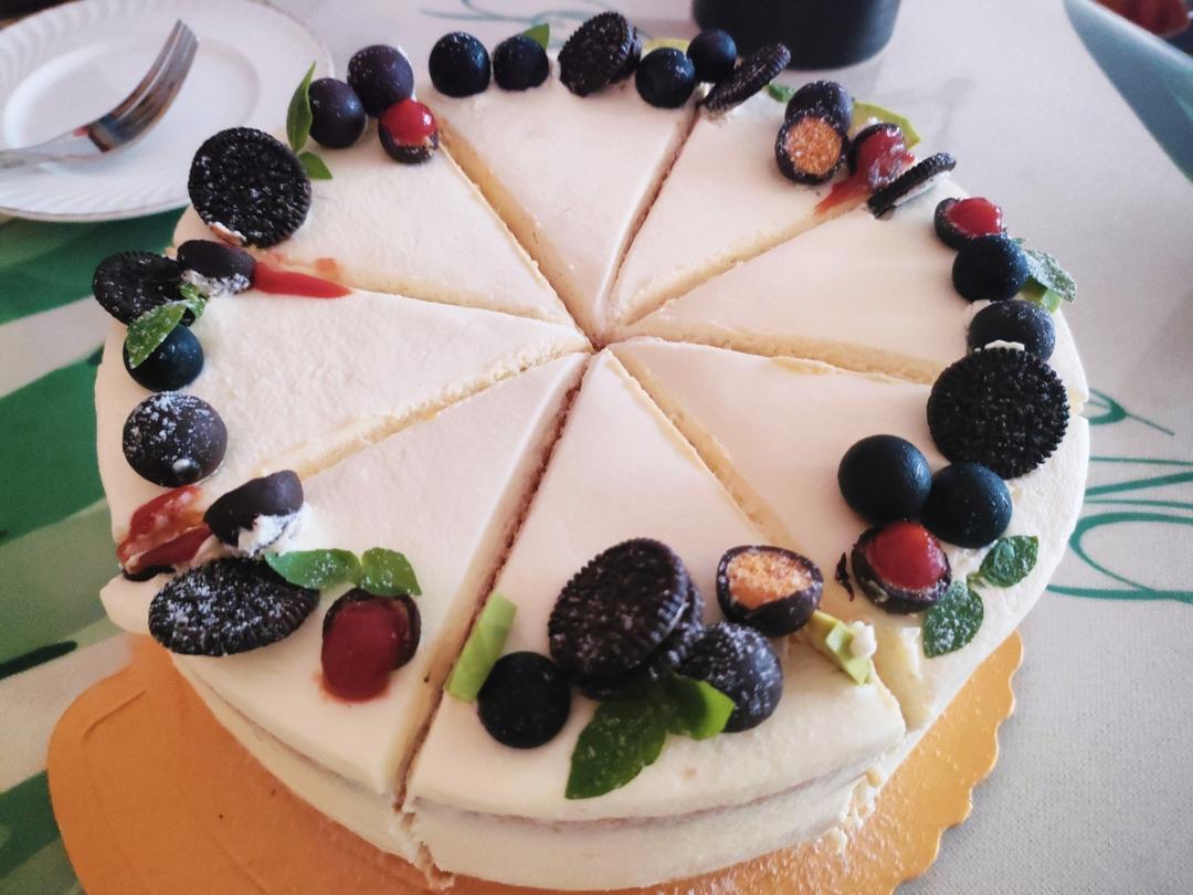 8寸水果蛋糕的做法