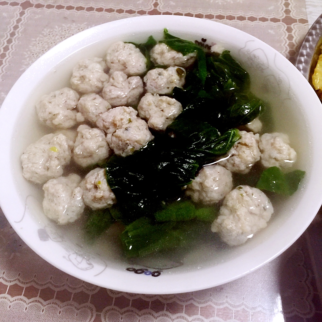 手做【鲅鱼丸子汤】