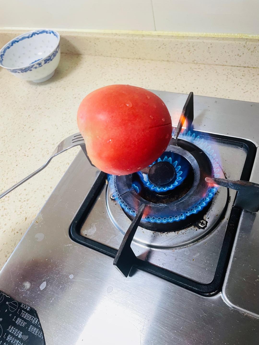 超简单超完美去西红柿皮的做法 步骤4