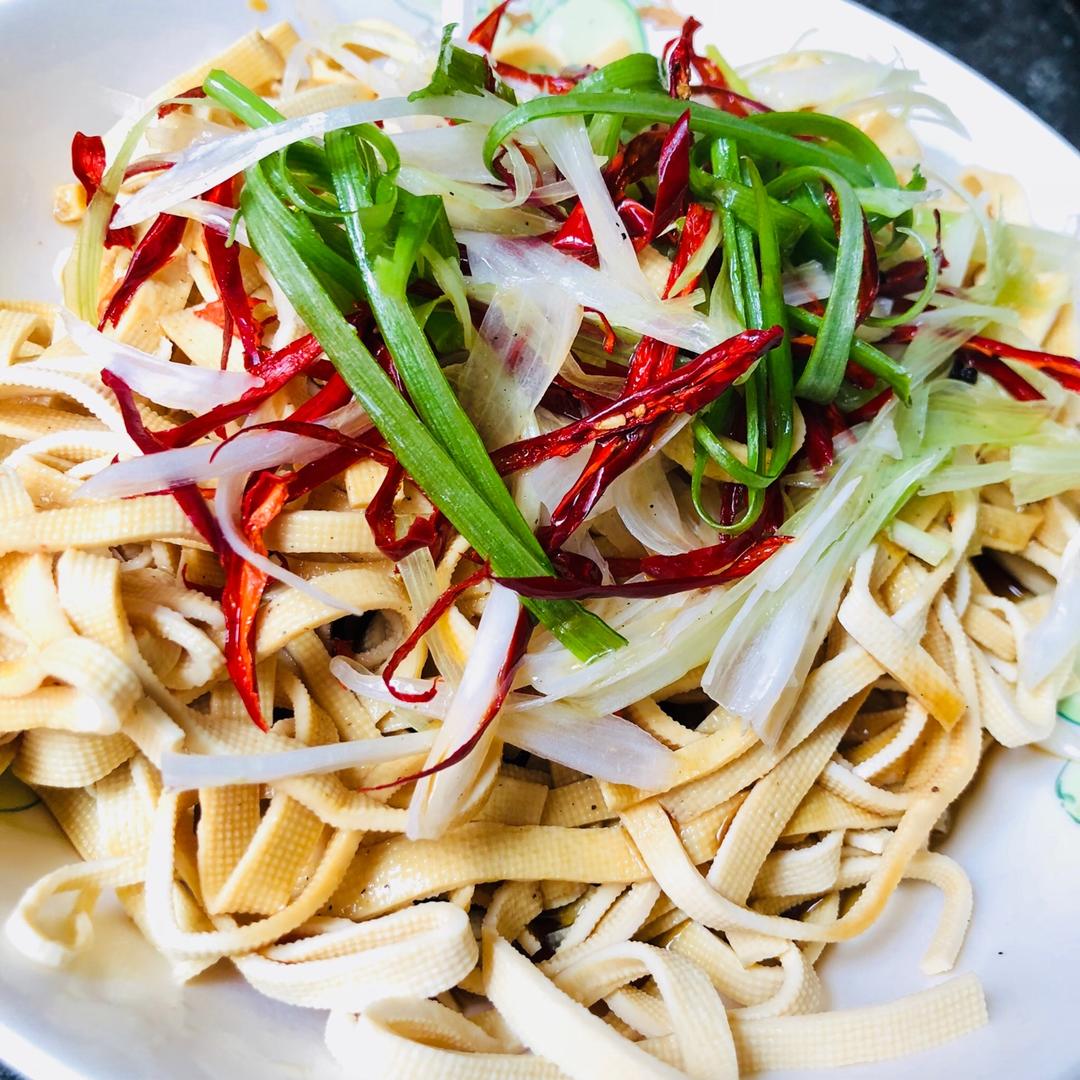 葱油豆腐皮