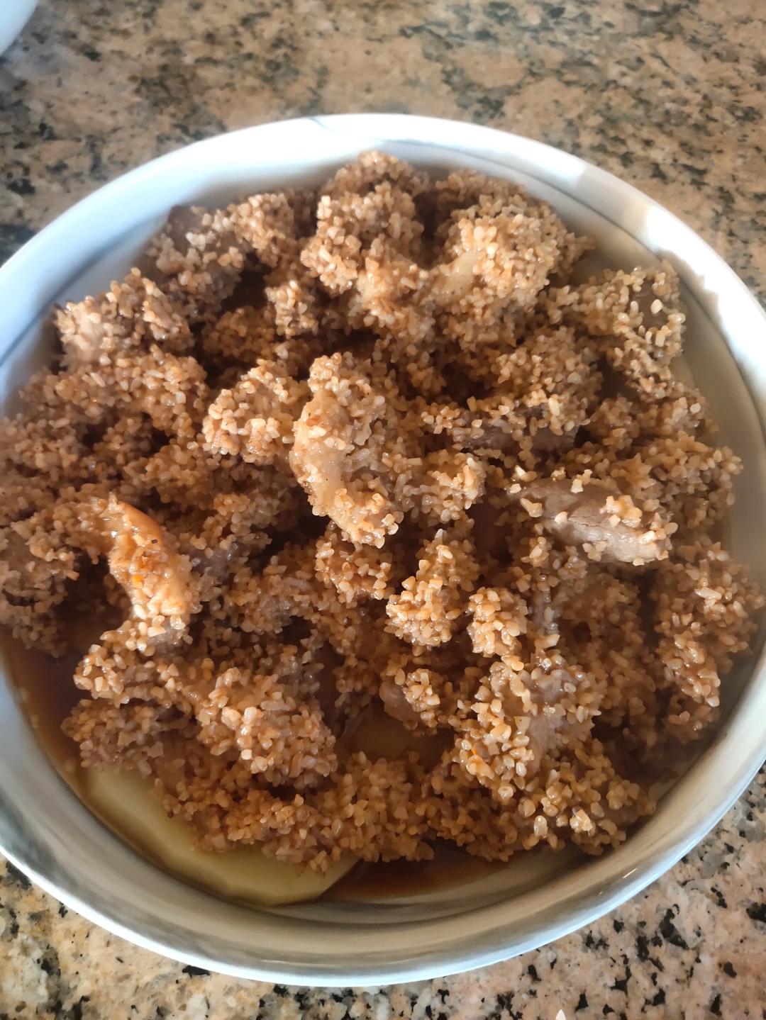 入口即化的粉蒸肉（一点也不腻）