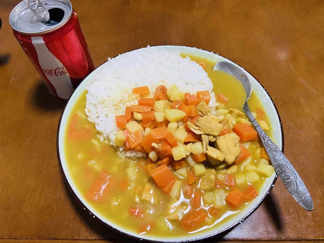 咖喱鸡肉饭