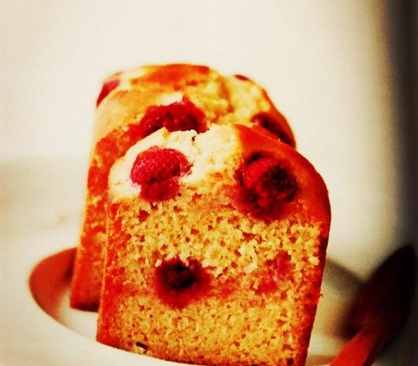 树莓磅蛋糕（纯素）的做法