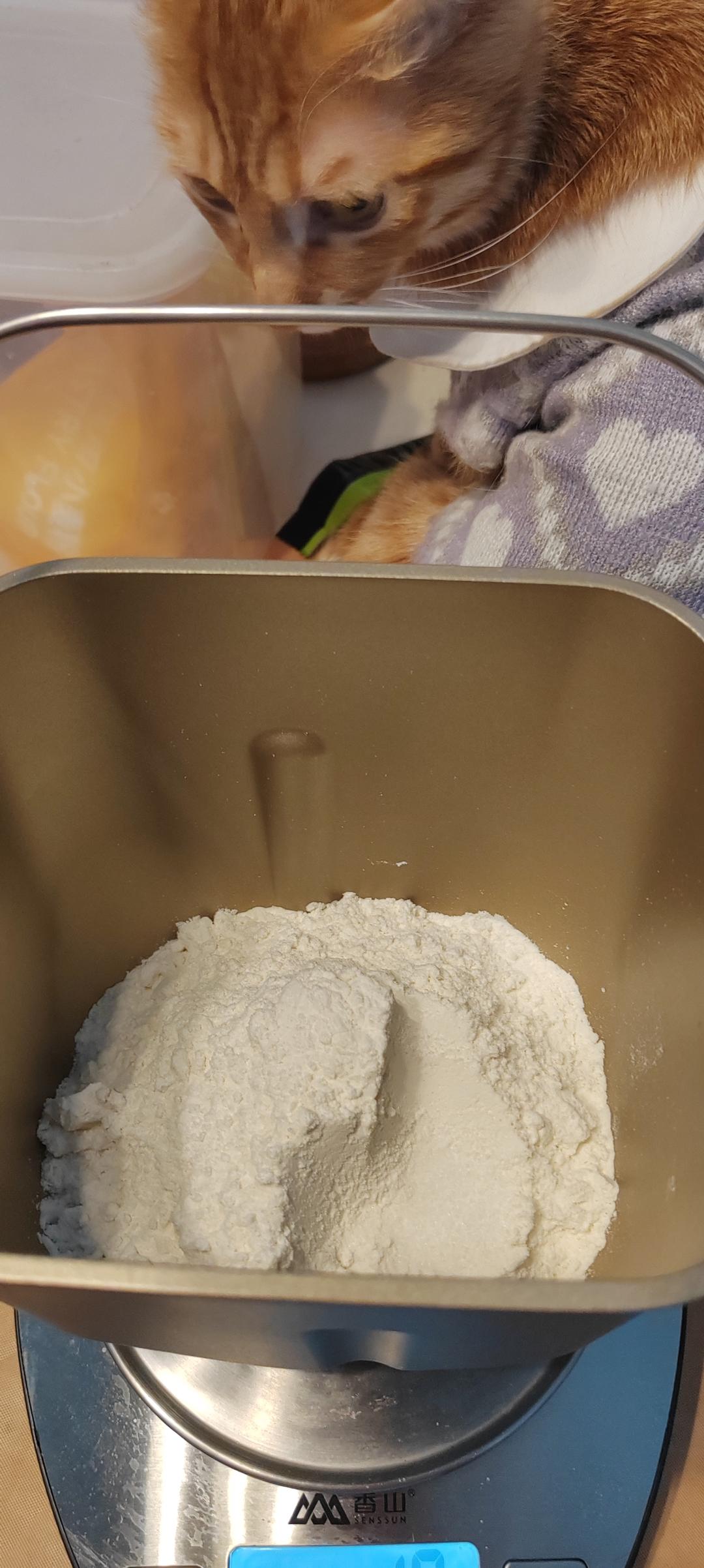 纯奶手撕吐司的做法 步骤1